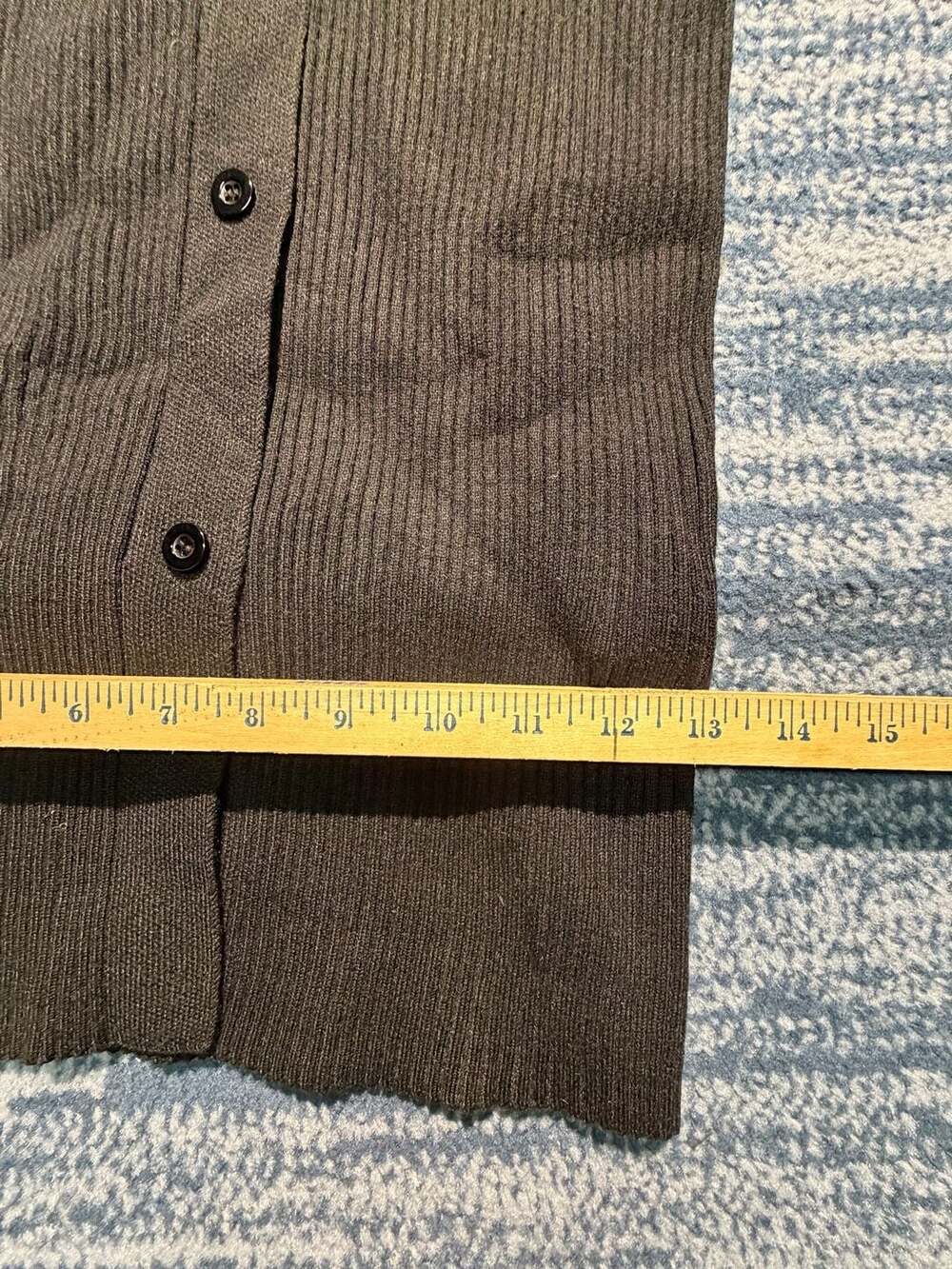 DAZY Sweater Dress Dark Brown Ribbed Knit Long Sleeve Midi - Picture 10 of 12
